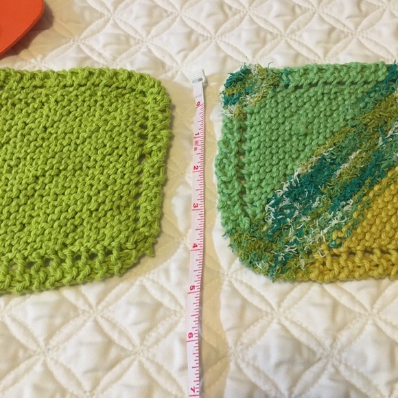 ♥️SOLD♥️Homemade 100% Cotton Dish Cloths - Picture 2 of 4